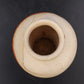 Nemadji Indian Pottery Pedestal Vase Brown Black Marbled Swirl 3.75" Vintage USA