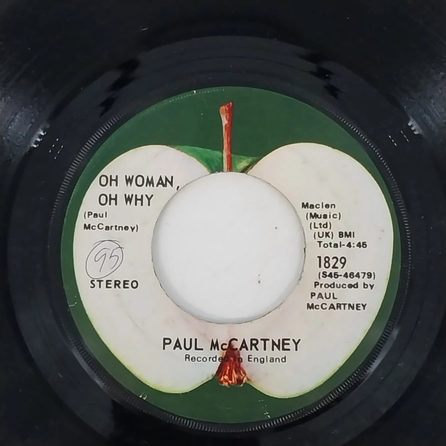 Paul McCartney Another Day 45 RPM Vinyl Apple Records 1971