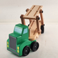 Melissa and Doug Wooden Toy Car Carrier Truck and Trailer Kids Classic No Cars