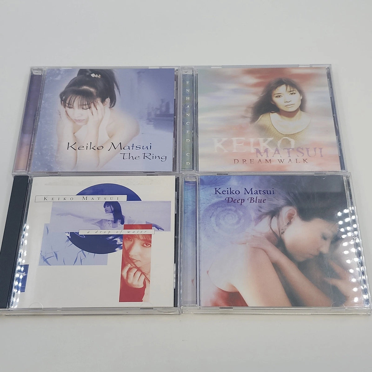 Keiko Matsui 4 CD Deep Blue Dream Walk The Ring A Drop of Water Smooth Jazz Vtg
