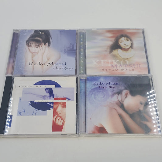 Keiko Matsui 4 CD Deep Blue Dream Walk The Ring A Drop of Water Smooth Jazz Vtg