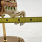 Homco Carousel Horse Figure Santa Claus #5117 Ceramic Brass Stand Philippines