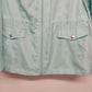 Studio Works Women's XL Light Blue Lightweight Zip Jacket 4 Pockets Drawstring