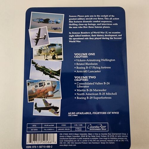 Famous Bombers of World War II DVD 2011 2 Disc Metal Case