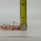 Bloomer Girl Porcelain Figurine Japan White Pink Ruffle Dress with Parasol Top