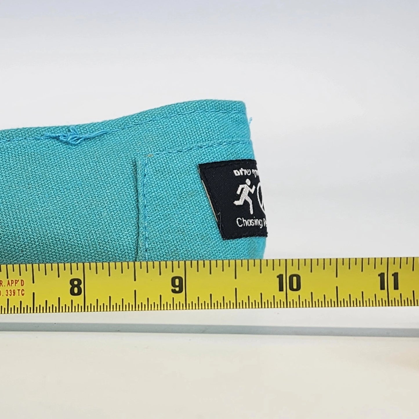 Aqua Light Blue Canvas Slip On Loafers Women 7.5 Casual
