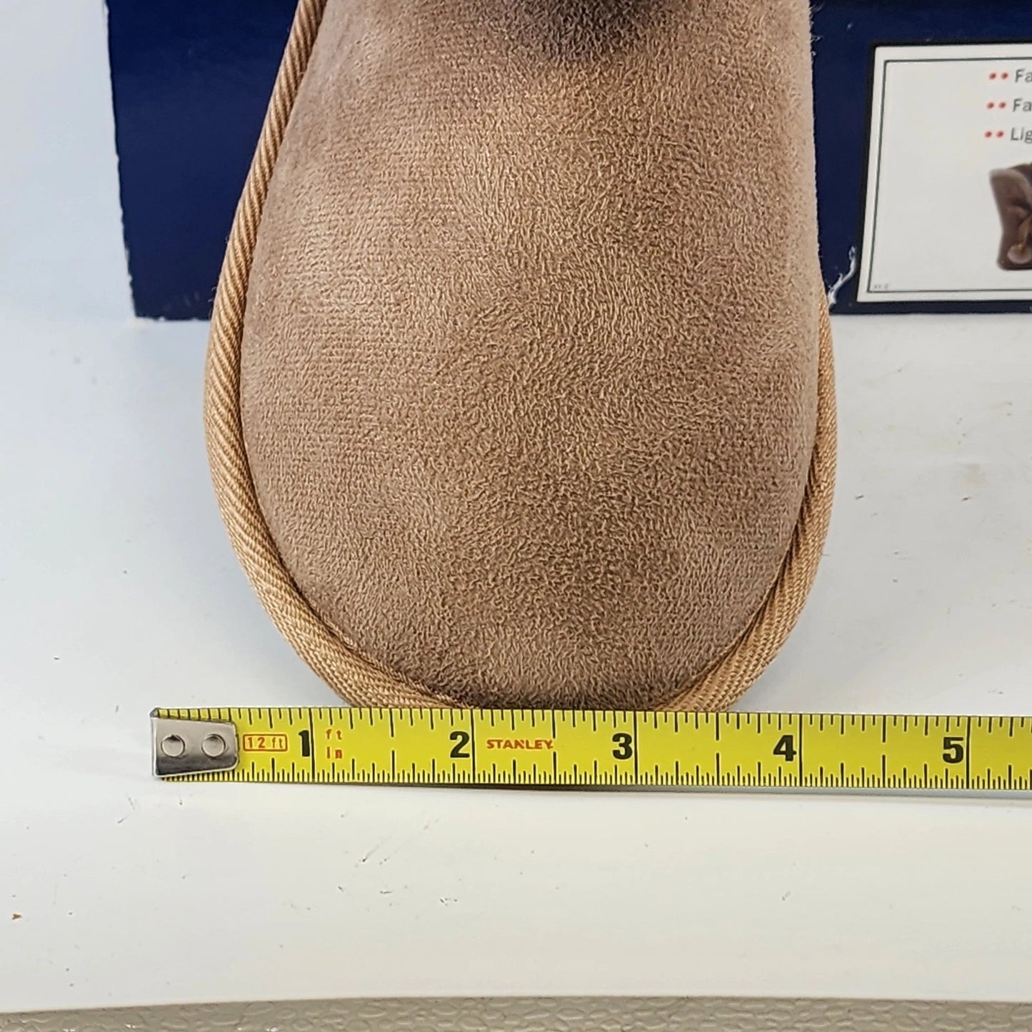 Falls Creek Sasha III Slipper Boots Womens 7 Sherpa Lined Sand