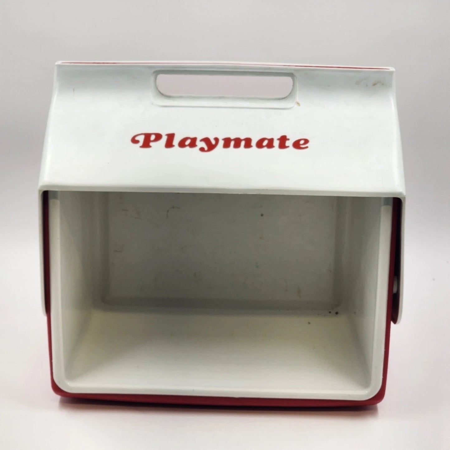 Vintage Igloo Playmate Cooler Red White Ice Chest 1979 Retro Picnic