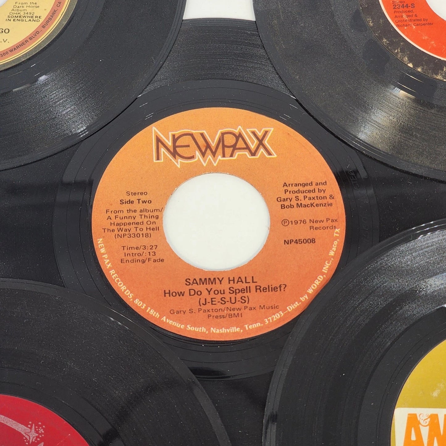 11 pcs 45 RPM Vinyl Records 60s–70s Rock Pop Steppenwolf / Carpenters Craft Lot
