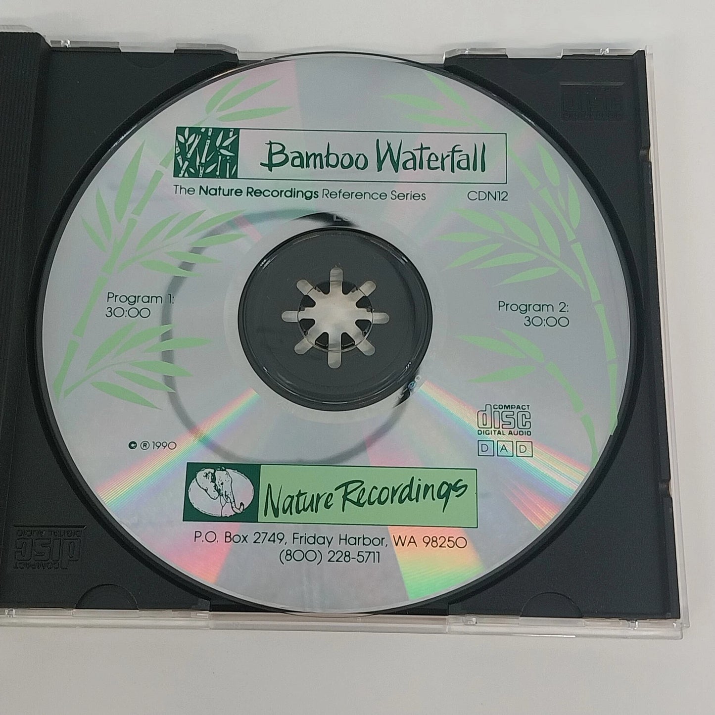 Scott Fitzgerald Bamboo Waterfall Wind Chimes Bells CD Nature Recordings 1990