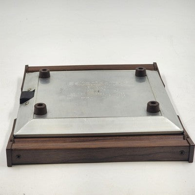 Salton Hotray H-907M Electric Food Warmer Glass Top Warming Plate 150 W 7.5" Sq