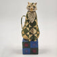 Jim Shore Heartwood Creek Felicity Cat Figurine Patchwork Quilt 6.5" China
