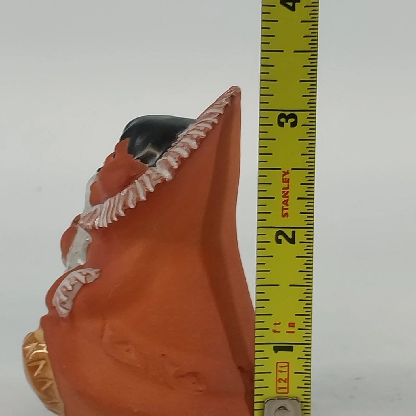 Vintage Alaska Cabin Crafts Clay Figurine Eskimo Boy Seal