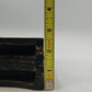 Macau Black Lacquer Soapstone 4-Panel Asian Tabletop Folding Screen 18" x 14"