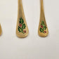 Classic Traditions Goldtone Hollyberry 4pc Serving Set w/ Box