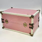 Pink Cass Toy Doll Trunk Wardrobe Case Clothes Accessories Storage 12" Vintage
