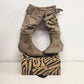 Anna Taupe Boots Slouch Faux Suede Knee High Women 8.5 Wedge Heel NWT Zip Buckle