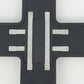 American Flyer S Gauge 725 Crossover Railway Track 90 Degree 10" Vintage