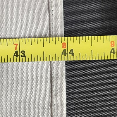 Solid Grey Tablecloth Table Cover Linen Fabric Overlock Hem Square 44"