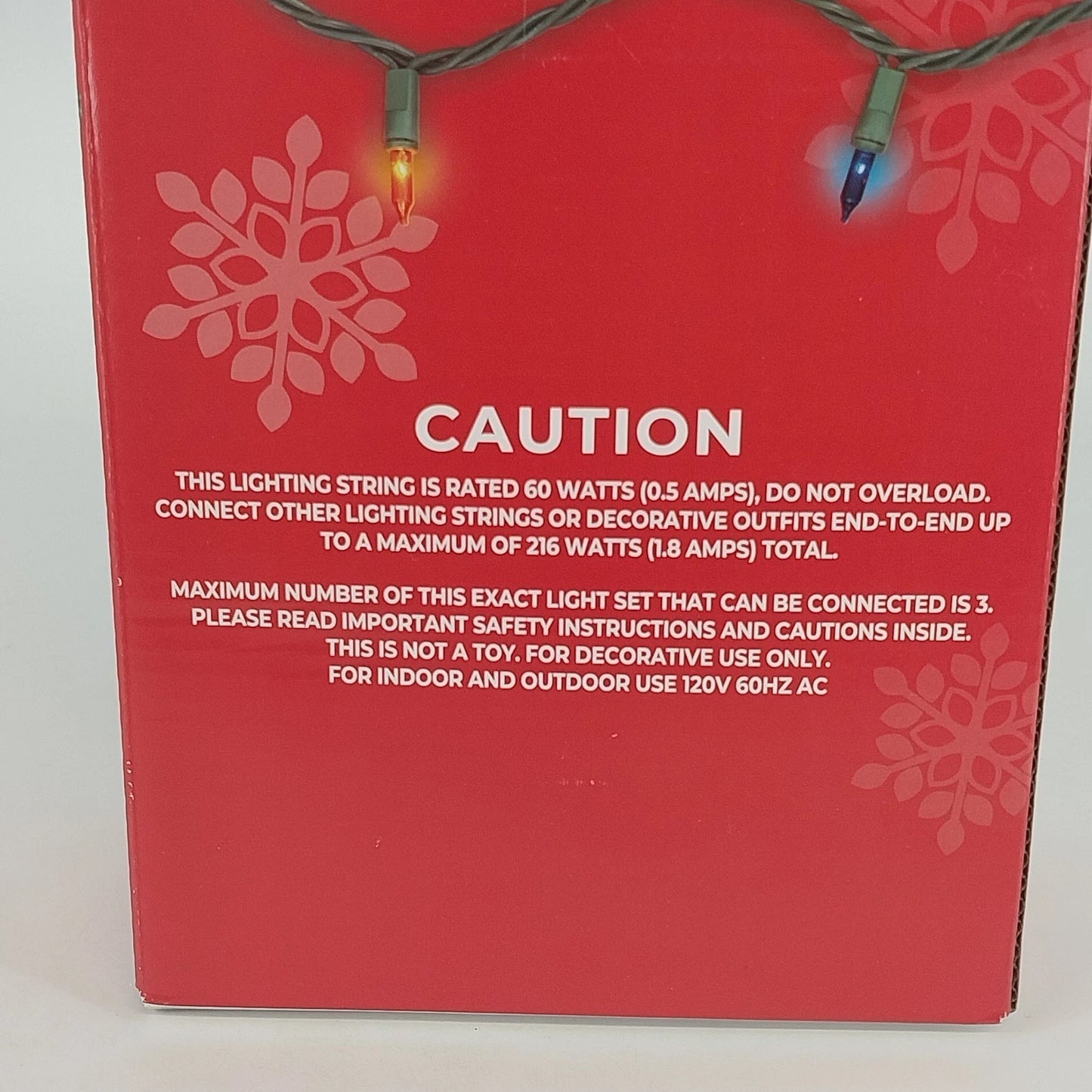 250 Multicolor Mini Christmas Lights Green Wire 50 ft Indoor Outdoor NIB
