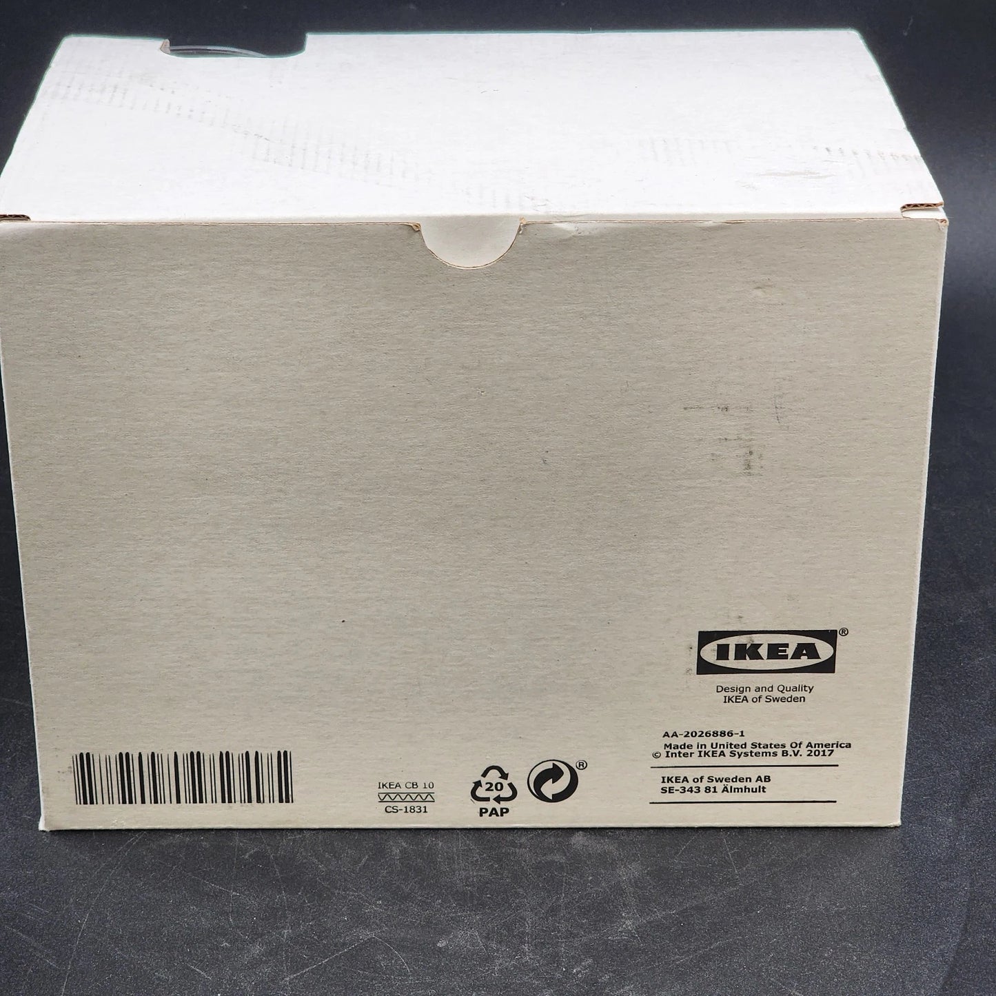 6 Ikea Svalka Wine Clear Glasses 10 oz Asa Gray Design Classic Drinkware Boxed