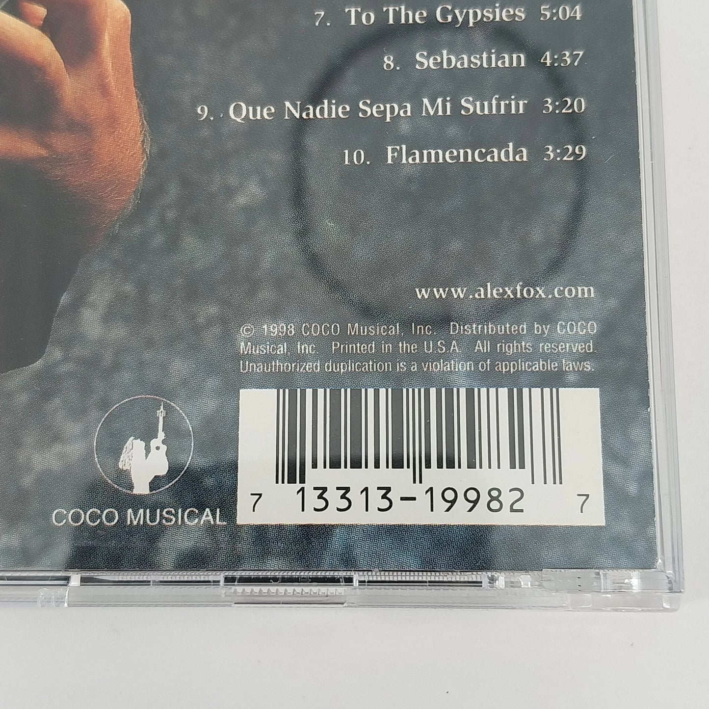 Alex Fox Personality CD 1998 Coco Records Contemporary Instrumental Latin Guitar