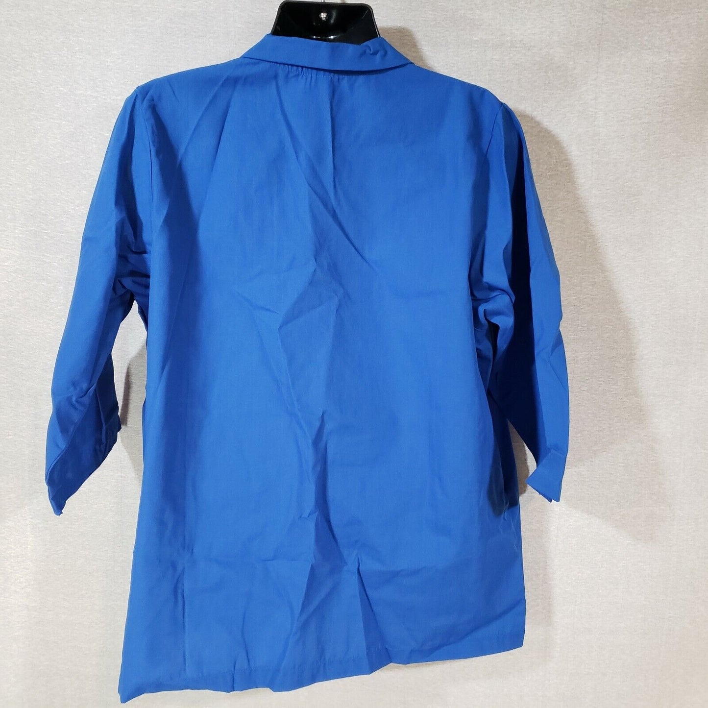 Royal Blue Women's Smock XL Fame Fabrics K72 ¾ Length Sleeves Counter Coat