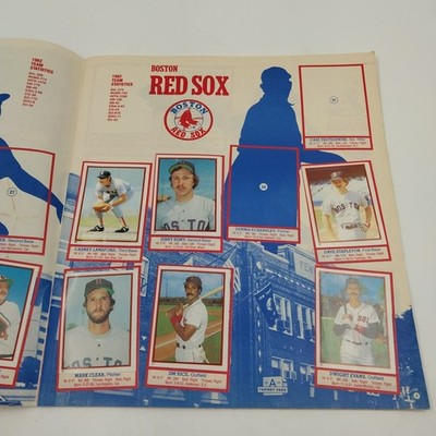 Topps MLB Baseball Sticker Album Include Hall of Famers 1983 Edition Used USA