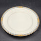 Nebraska Blue Dinner Plate 10" England Blue Rim Flower Accent J&G Meakin