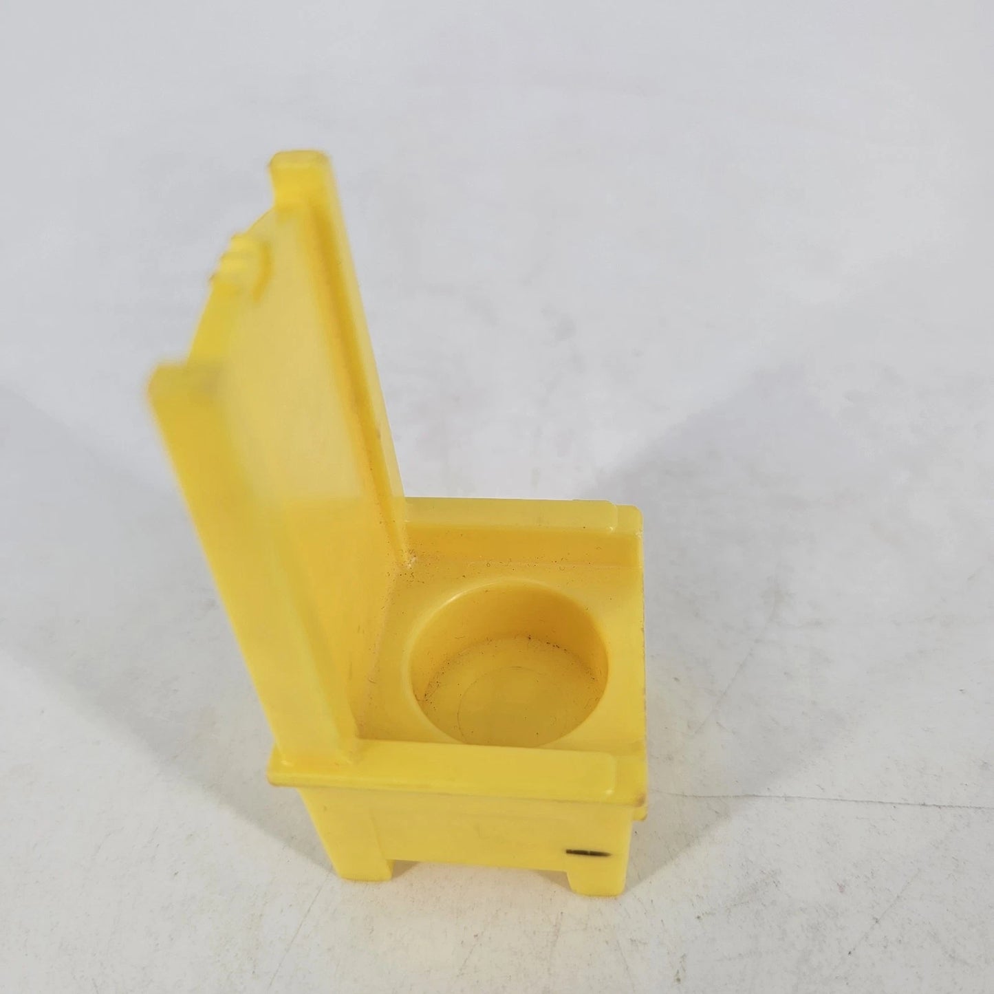 Fisher Price Little People Castle Throne Chair Yellow 1974 Vintage Play Family