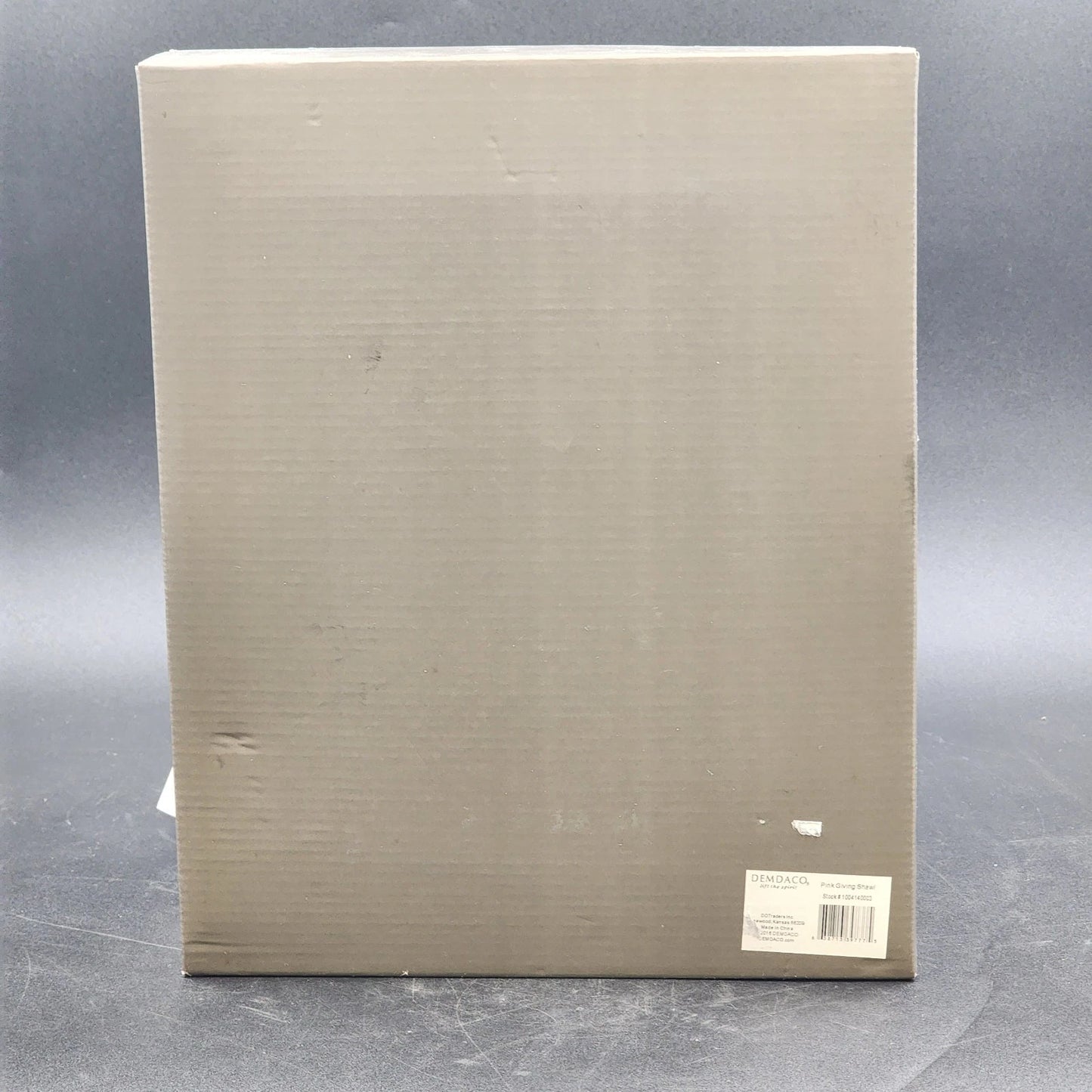 Demdaco Taupe Giving Shawl Style 1004140003 Gift Boxed Lift The Spirit NIB China