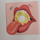 Rolling Stones Tumbling Dice 45 RPM Vinyl Original Lips Sleeve