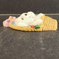 Bichon Frise Refrigerator Magnet 2 Puppies in Basket Figurine Willabee Ward MBI