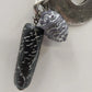 2 Pendant Necklaces Turquoise Stone Cross & Black Cord Beaded Mix Shaped