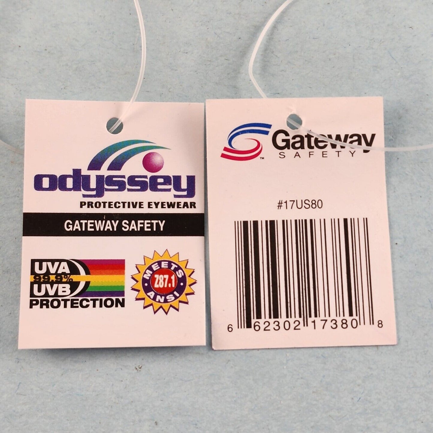 Odyssey Safety Glasses by Gateway PolySquare Lens Freedom Temple Meets ANSI Z87 (Clear)