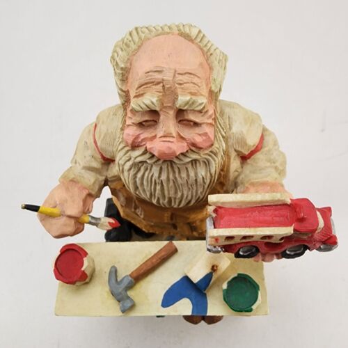 David Frykman Santa at His Workbench Music Box Toyland DF1201M