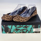 Lower East Side Leopard Print Loafers Women 9 Slip On Animal Print Flats Shoes