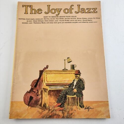 The Joy of Jazz Sheet Music 1968 Vintage Song Book Easy Medium Grade Piano Solos