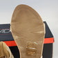 Adrianna Cathy-8 Beige Gladiator Sandals Women's 8 Fringe Ankle Height Zip NIB