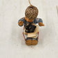 Berta Hummel THE BEST GIFT Ornament Goebel Porcelain Boy with Terrier Dog