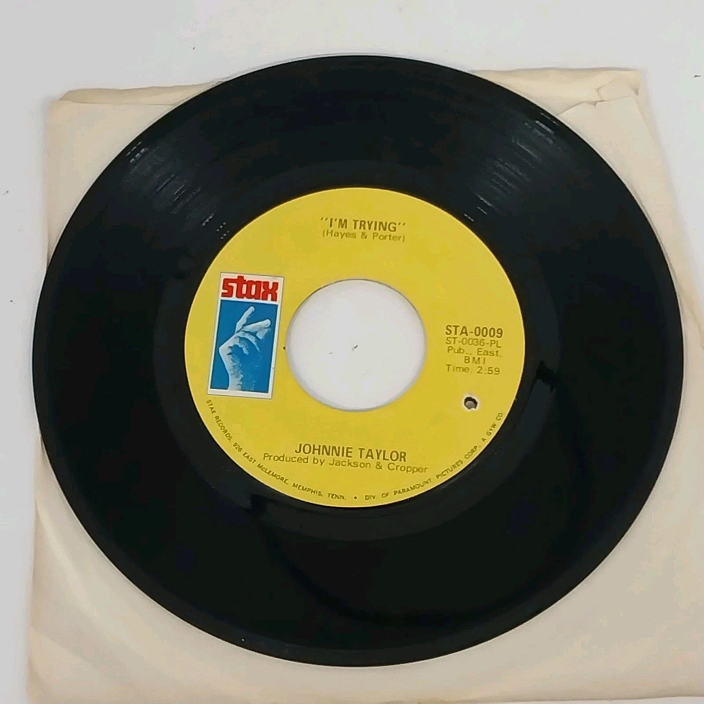 Johnnie Taylor Who’s Making Love 45 RPM Vinyl Stax Records 1968