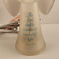 Avon Angel Accent Lamp Blessed Gift Collection Clear w Blue 9.5"T Isaiah 60:19