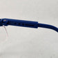 Crews Stratos Safety Glasses Blue Frame Clear Lens ANSI Z87