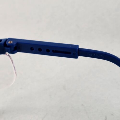 Crews Stratos Safety Glasses Blue Frame Clear Lens ANSI Z87