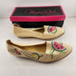 Canvas Beacon Shoes Yellow WaterMelon 10 W Ladies Vintage Wedge NEW Rope Slip-On