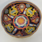 Huichol Wixárika Beaded Gourd Bowl Animal Geometric Folk Art 8" Mosaic Mexico