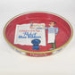 Metal Beer Serving Tray 13" The Original Pabst Blue Ribbon with Waiter Vintage