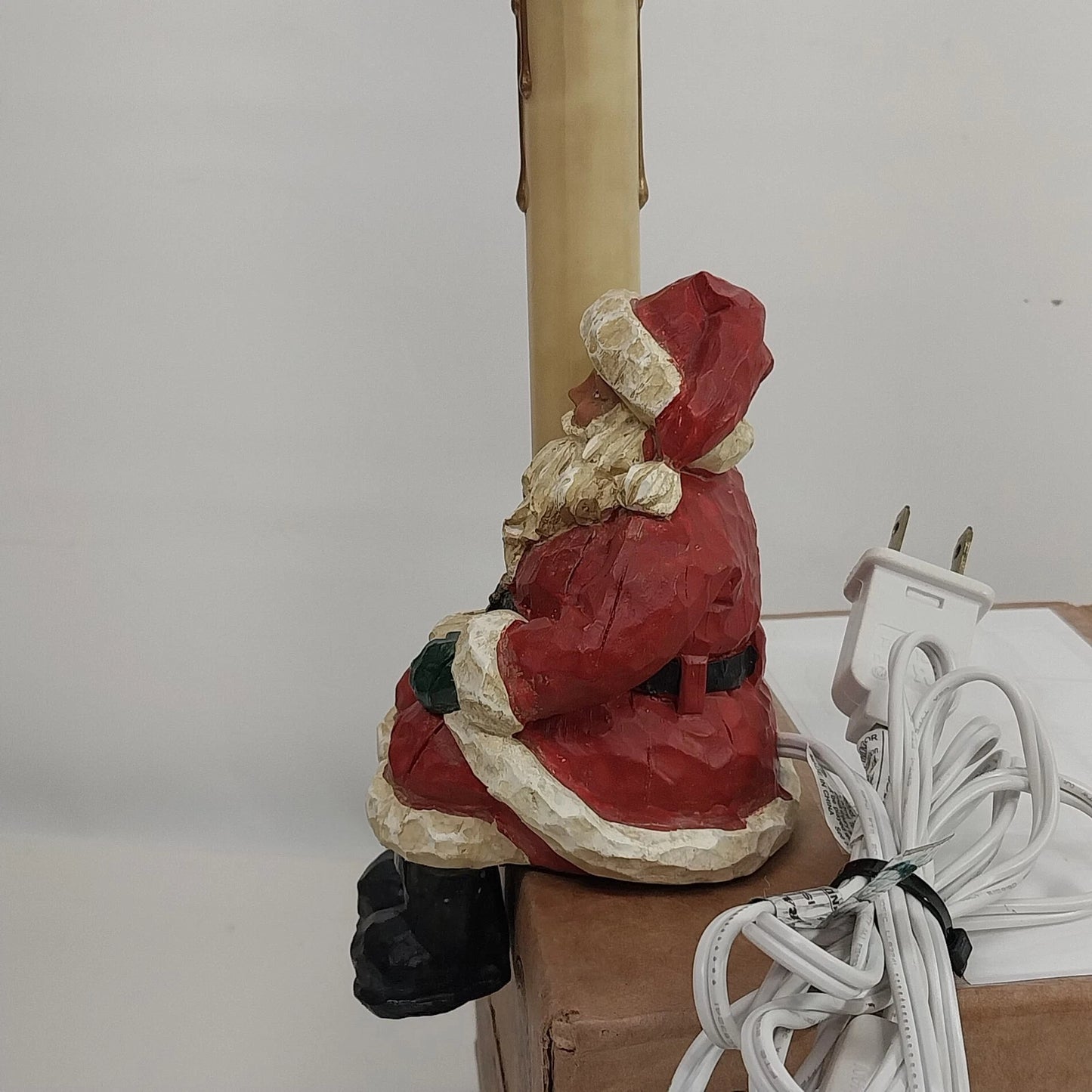 Designer's Choice Santa Shelf Sitter Electric Candle Light Plug In Christmas