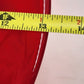 IKEA ÄKTAD Ruby Red Flashing Cake Stand 13" Glass Top Clear 5" Pedestal Base