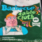 Barbecue Tablecloth 54x72 White Waterproof Plastic Wipe Clean Picnic NOS Vintage